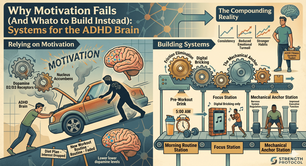 Why Motivation Fails (And What to Build Instead): Systems for the ADHD&nbsp;Brain